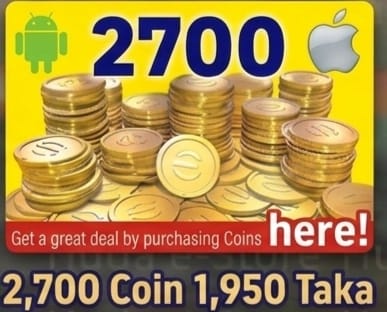2700 eFootball Coins Promo Pack for 1,950 Taka at HUDA e-STORE