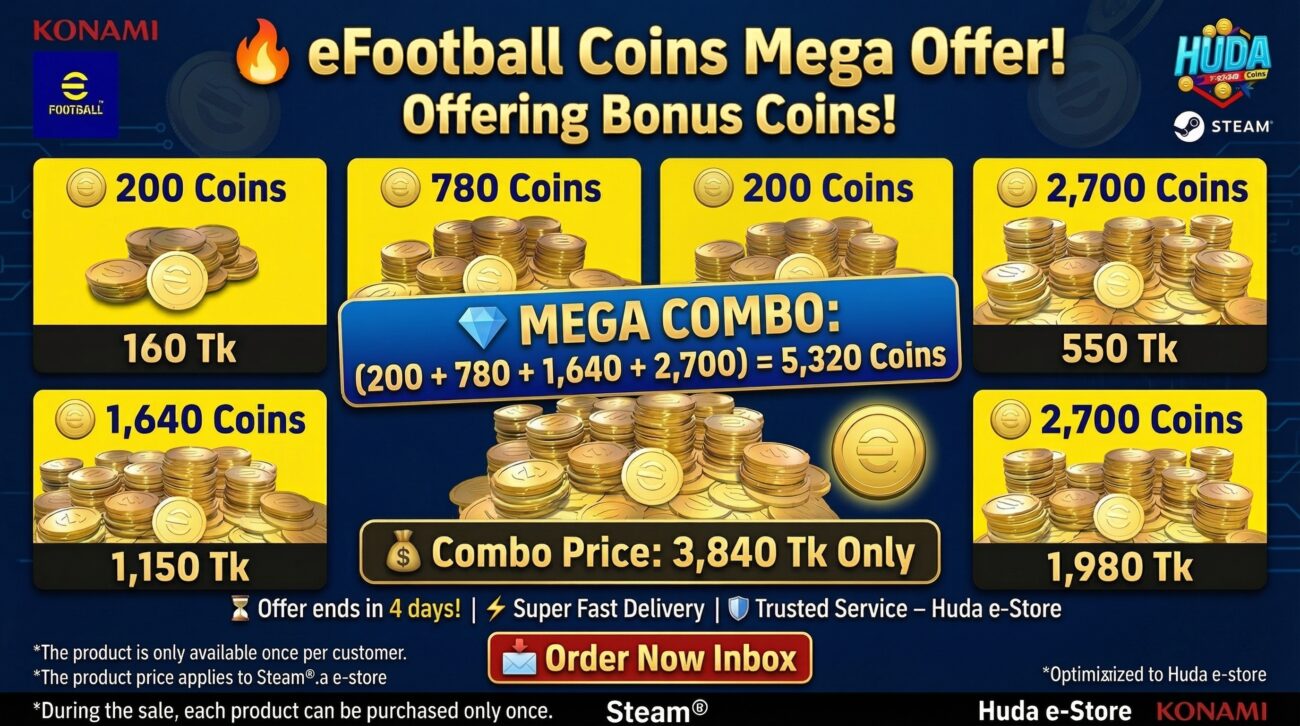 Buy Cheap 5320 eFootball Coins Full Promo Combo - Fast & Safe