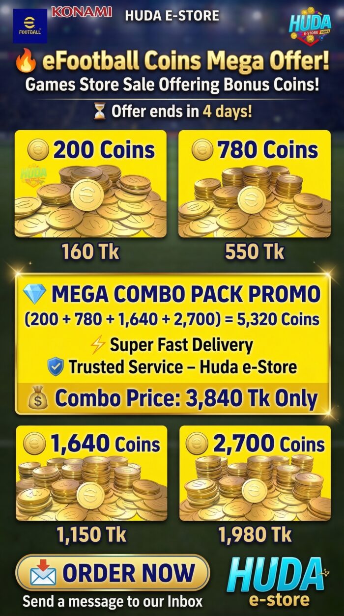 Buy Cheap 5320 eFootball Coins Full Promo Combo - Fast & Safe