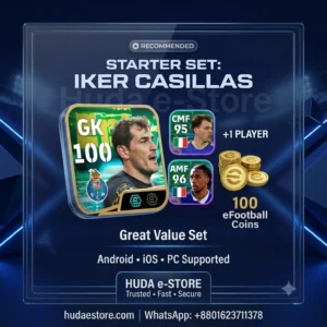 eFootball Iker Casillas Starter Set 100 GK with 100 eFootball Coins