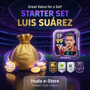 eFootball Luis Suárez Starter Set 50 Coins | Huda e-Store