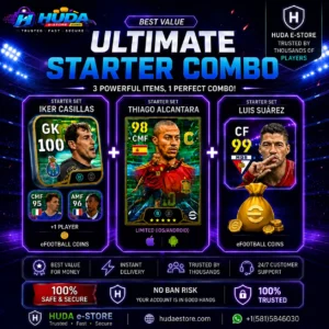 eFootball Ultimate Starter Combo – Iker Casillas, Thiago Alcantara & Luis Suárez | HUDA e-STORE